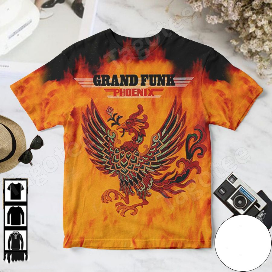 Grand Funk Railroad Phoenix Album All Over Print 3D Shirt For Men S-5XL SE1902 gallery
