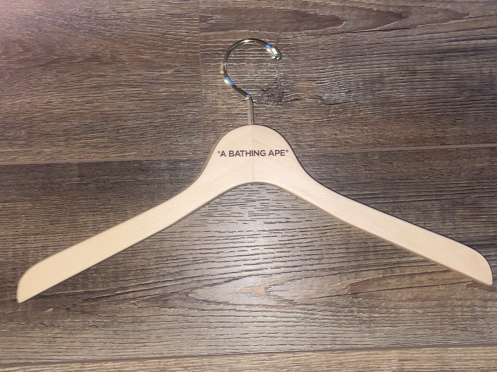 A Bathing Ape BAPE Shirt / Jacket WOOD HANGER DESIGNER gallery