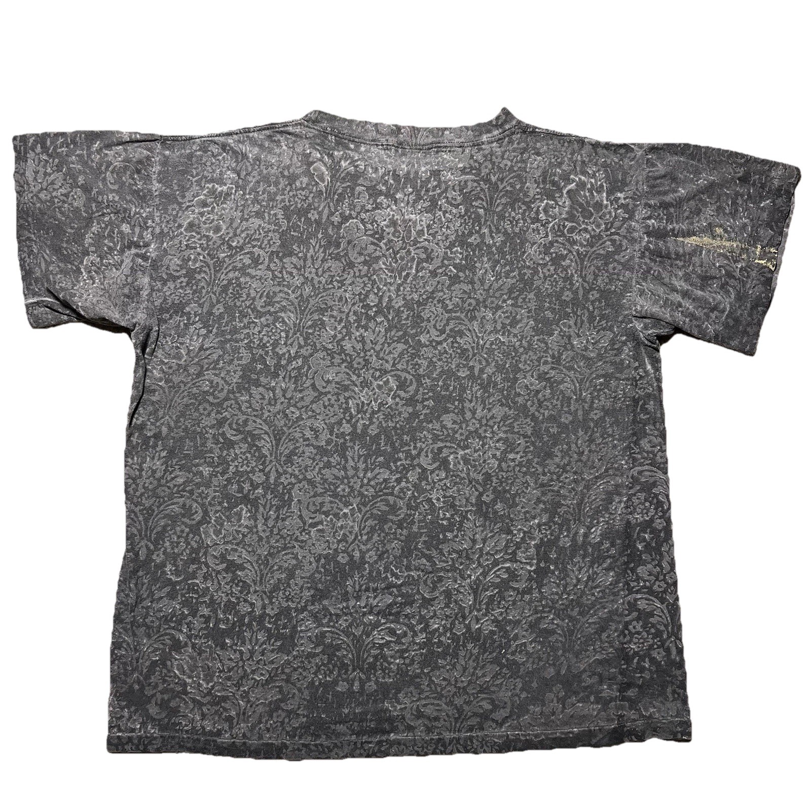 Vintage 90s AOP Abstract Graphic T Shirt Mens XL Oversized Faded Skate Grunge gallery