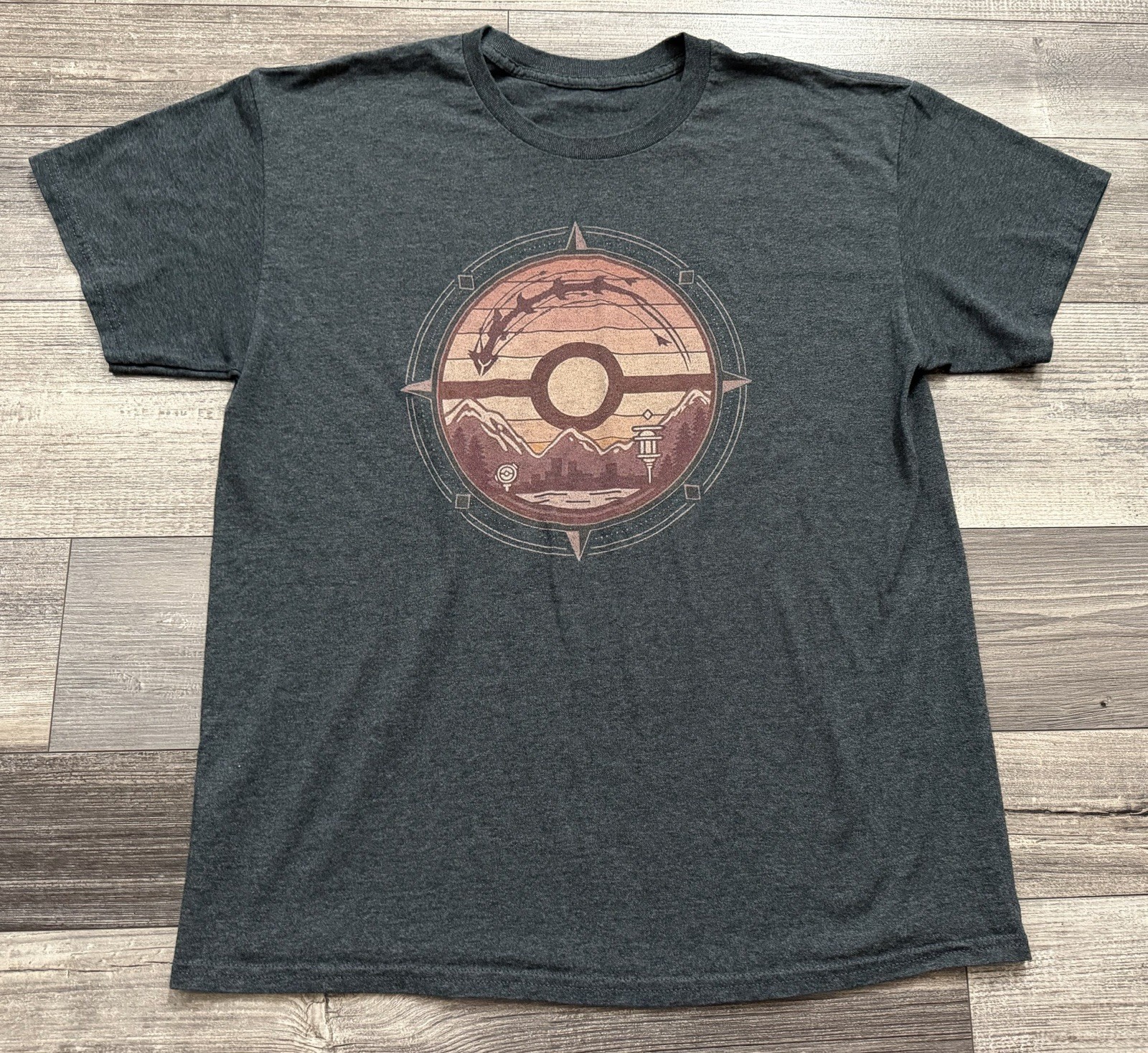 Pokémon GO Fest 2023 New York City Rayquaza Official Graphic T-Shirt Size Large gallery