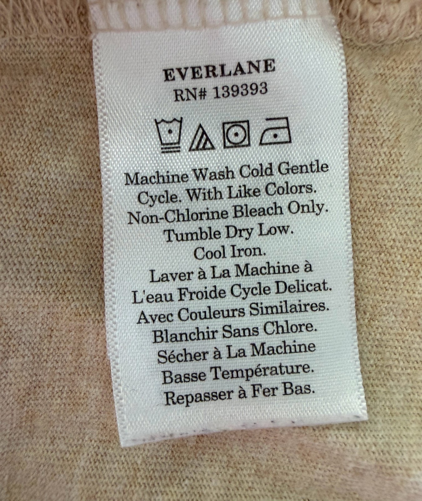 Everlane Men's Premium-Weight Crew T-Shirt - Heather Oatmeal - Size L gallery