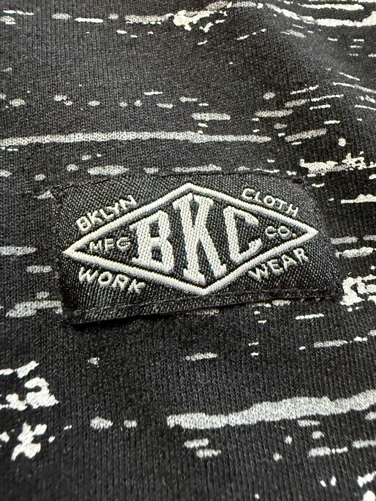 Brooklyn BKC Mens Shirt Size Large Slim Fit Poly Cotton Blend Stretch Flex Black gallery