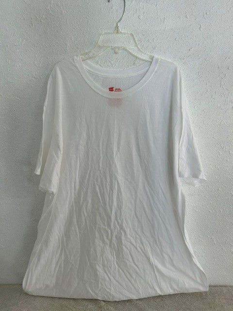 2 Pack Hanes Unisex Plain Short Sleeve Blank Wholesale T-Shirt New