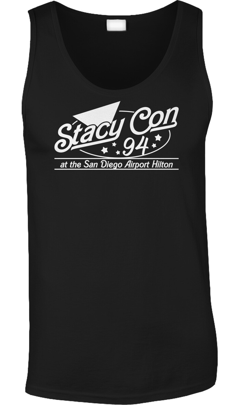 Stacy Con 90s TV Show Doll Animated Comedy Comic Party Lisa Fan Quotes Mens Tank gallery
