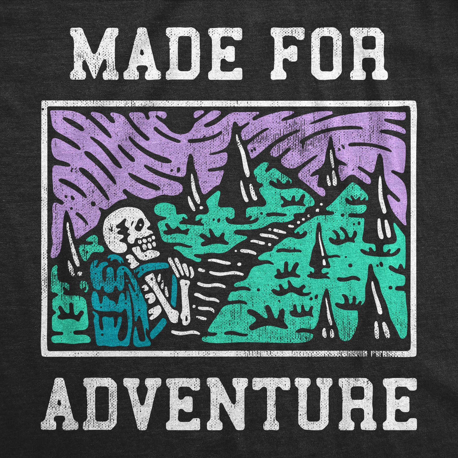 Mens Made for Adventure T Shirt Funny Hiking Outdoors Camping Lovers Tee for gallery