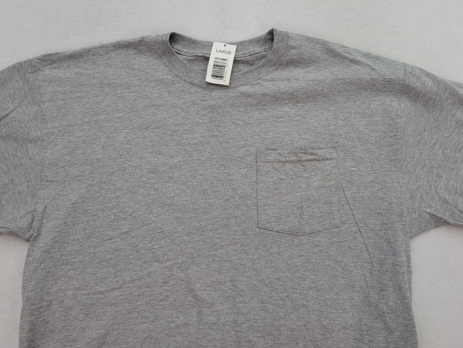 Russell Athletic Men's T-Shirt Size L Gray Short Sleeve Pocket Crew Neck NEW gallery