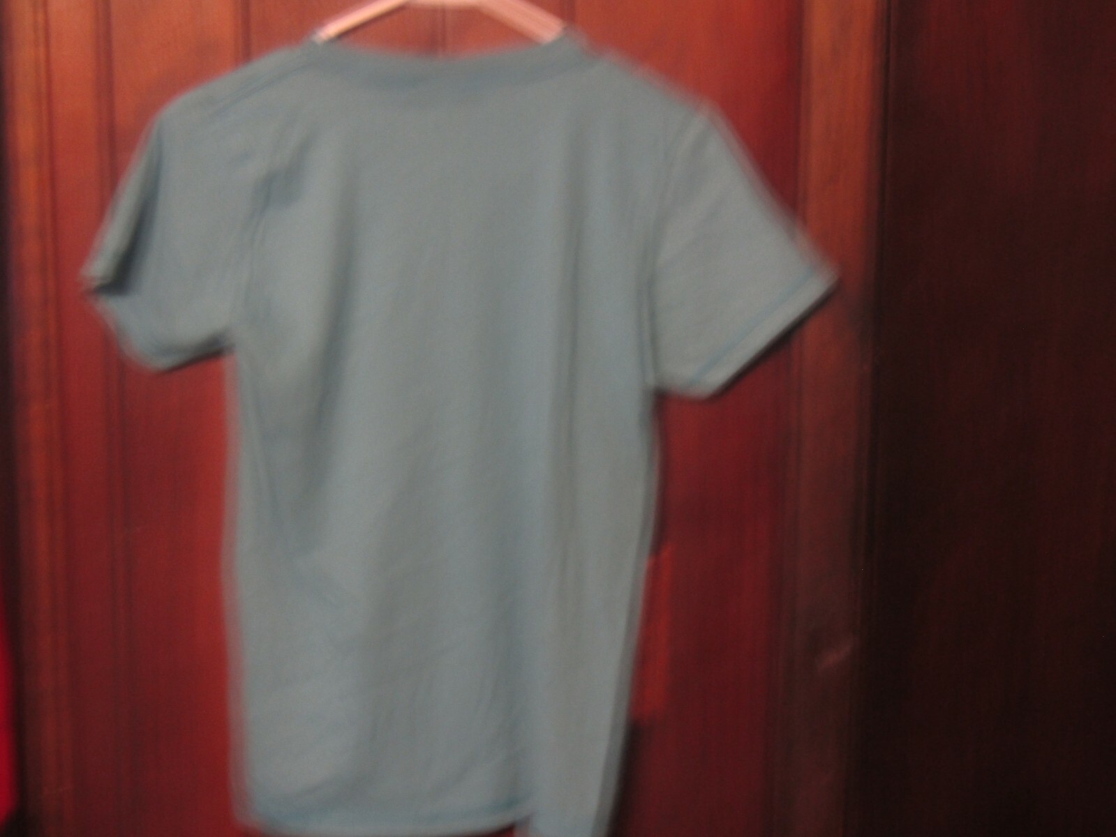 New Men's Eco Mountain Blue Plain T-Shirt Environmentally Friendly Fabric USA gallery