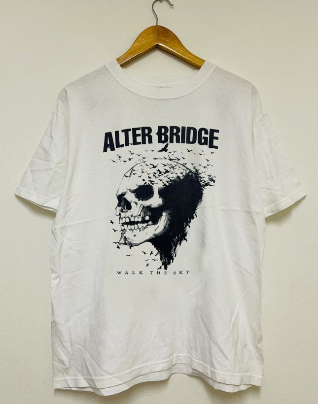 ALTER BRIDGE Walk The Sky rock band unisex white t-shirt QT6536 gallery