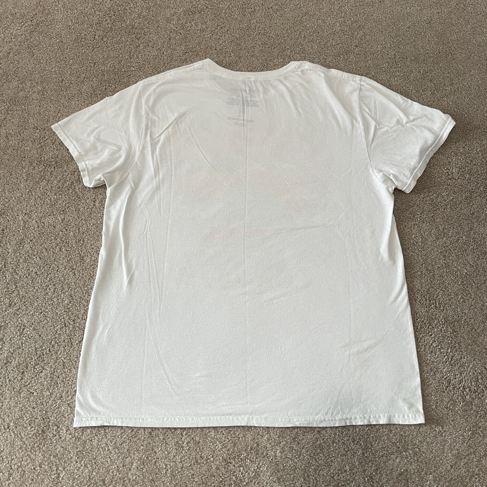 Chevy Corvette T-Shirt Mens Large White Muscle Car Hot Rod Art Chevrolet Dad gallery