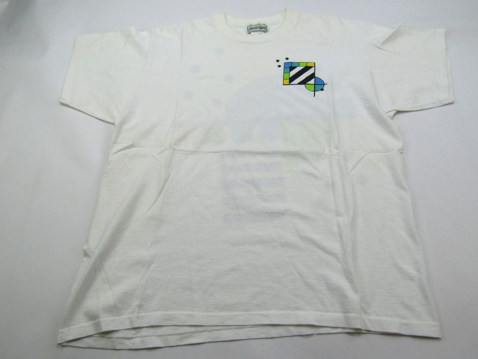 VTG Abstract Minimalist T-Shirt Adult One Size Fits All Jacques Morec 90s Tee gallery