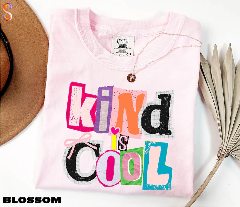 Kind Is Cool Comfort Tee Positive Vibes Inspirational Gift gallery