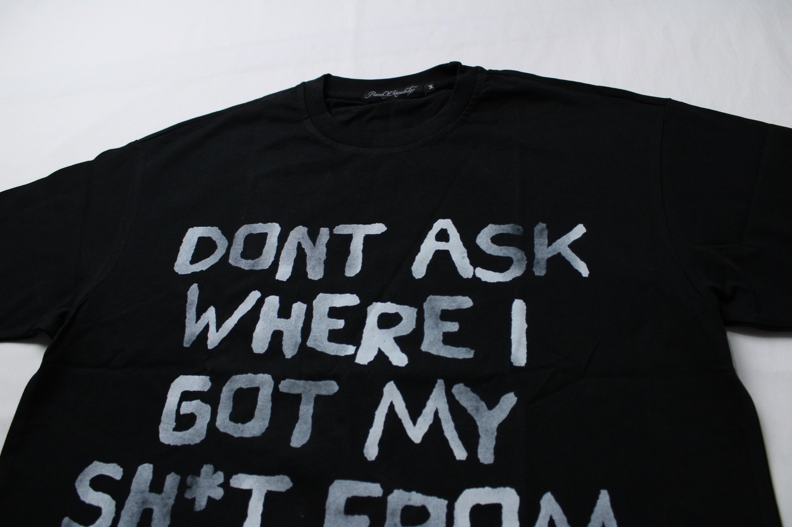 Pieces Of Knowledge Men's Short Sleeve Don't Ask Tee EJ3 Black Medium NWT gallery