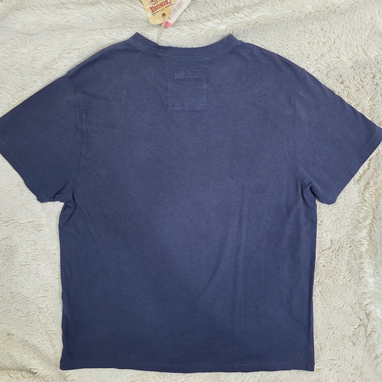 Cremieux Shirt Mens Navy Blue Size Large V Neck Short Sleeve gallery