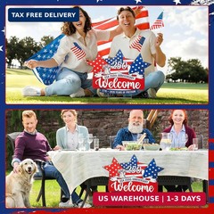 American 250th Anniversary Decorations 1776-2026 USA 250 Years Birthday Yard Sig