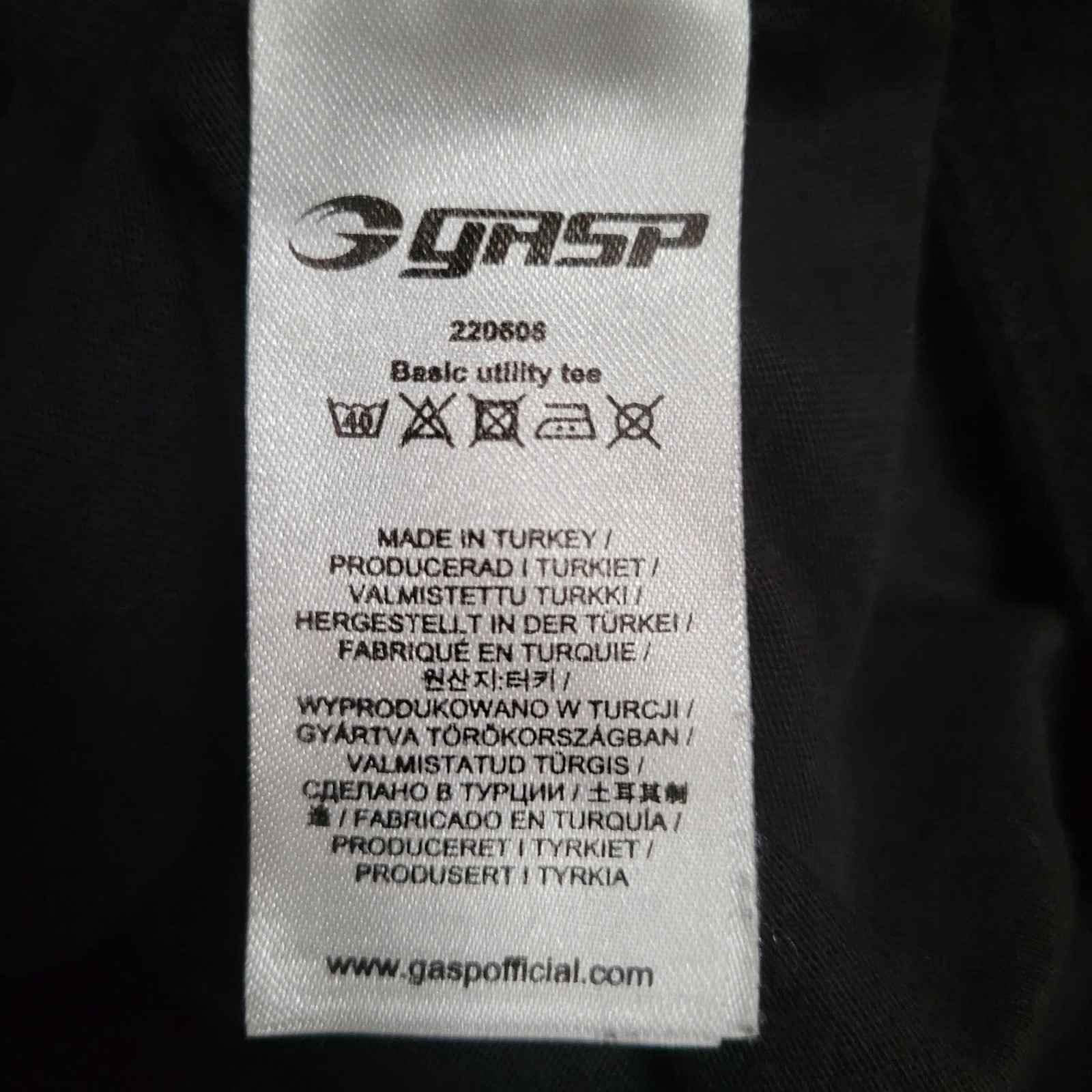Gasp Inc Utility Shirt Black XXL T-shirt Bodybuilder Hardcore Bodybuilding gallery
