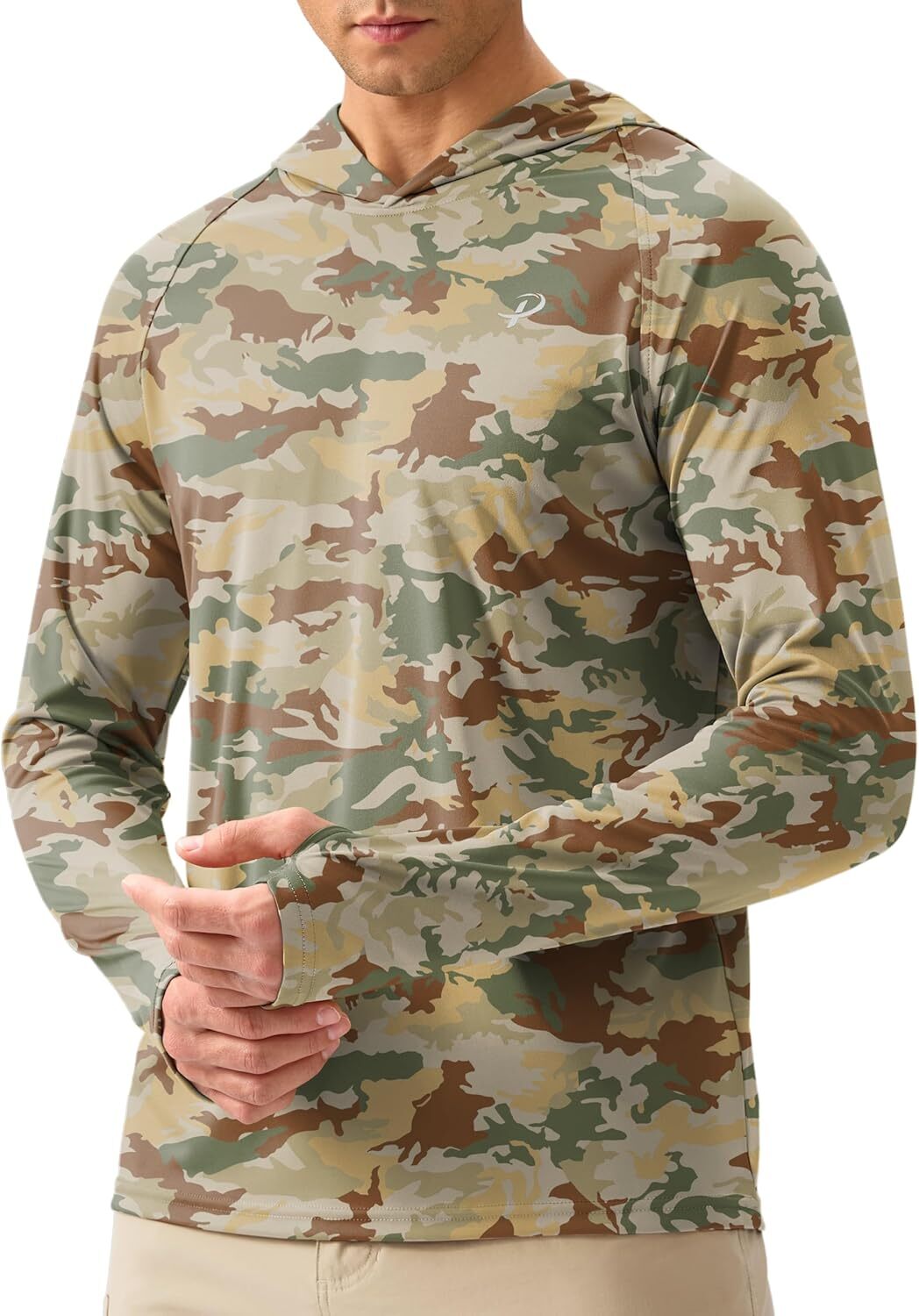 Men's UPF 50+ Sun Protection Hoodie – Long Sleeve Fishing & Hiking Shirt gallery