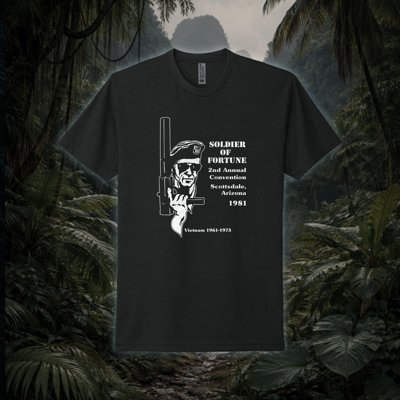 Soldier of Fortune Magazine 2nd Annual Convention 1981 T-Shirt gallery