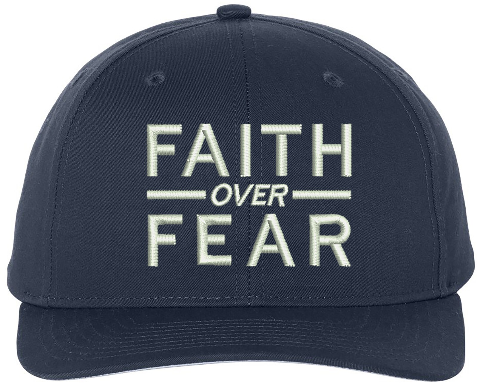Faith Over Fear God Richardson Embroidered One Size Fits All Baseball Hats gallery