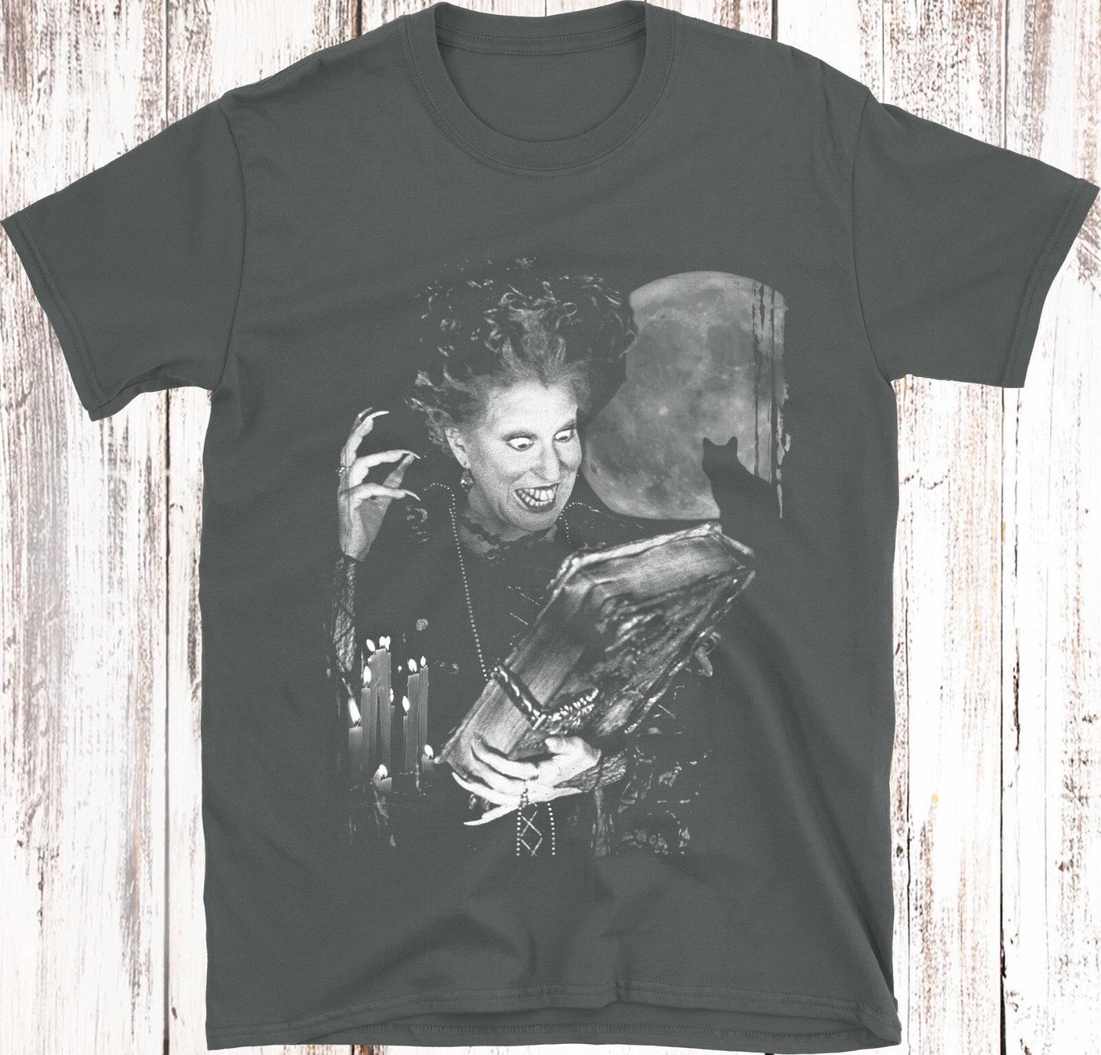 Abracadabra Hocuspocus Simsalabim Winifred Sanderson Witch Magic Spell Book Tee gallery
