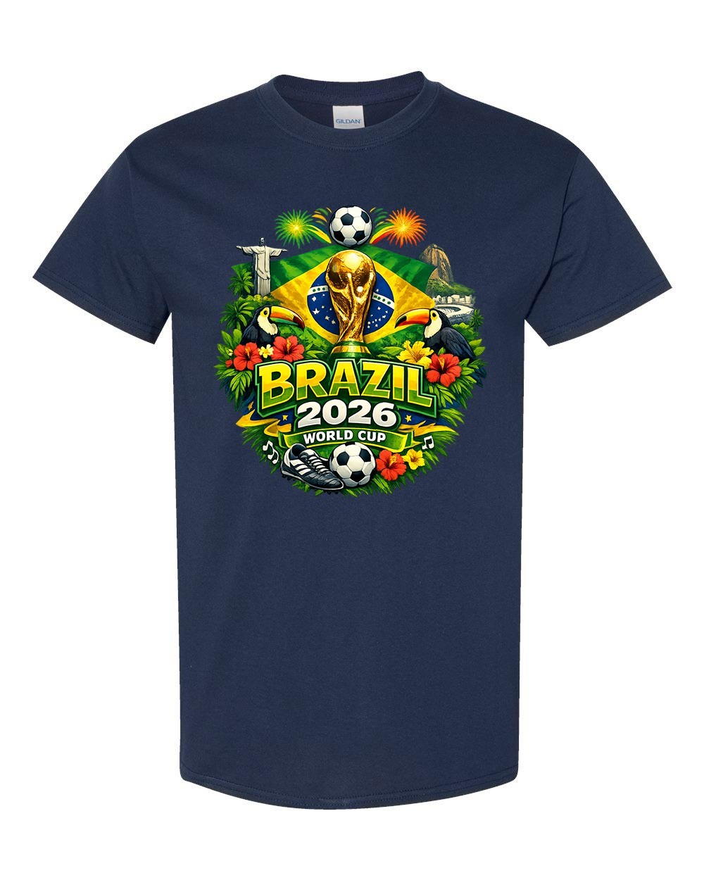Brazil Soccer 2026 World Cup Style Unisex T-Shirt German Fan Shirt Football gallery