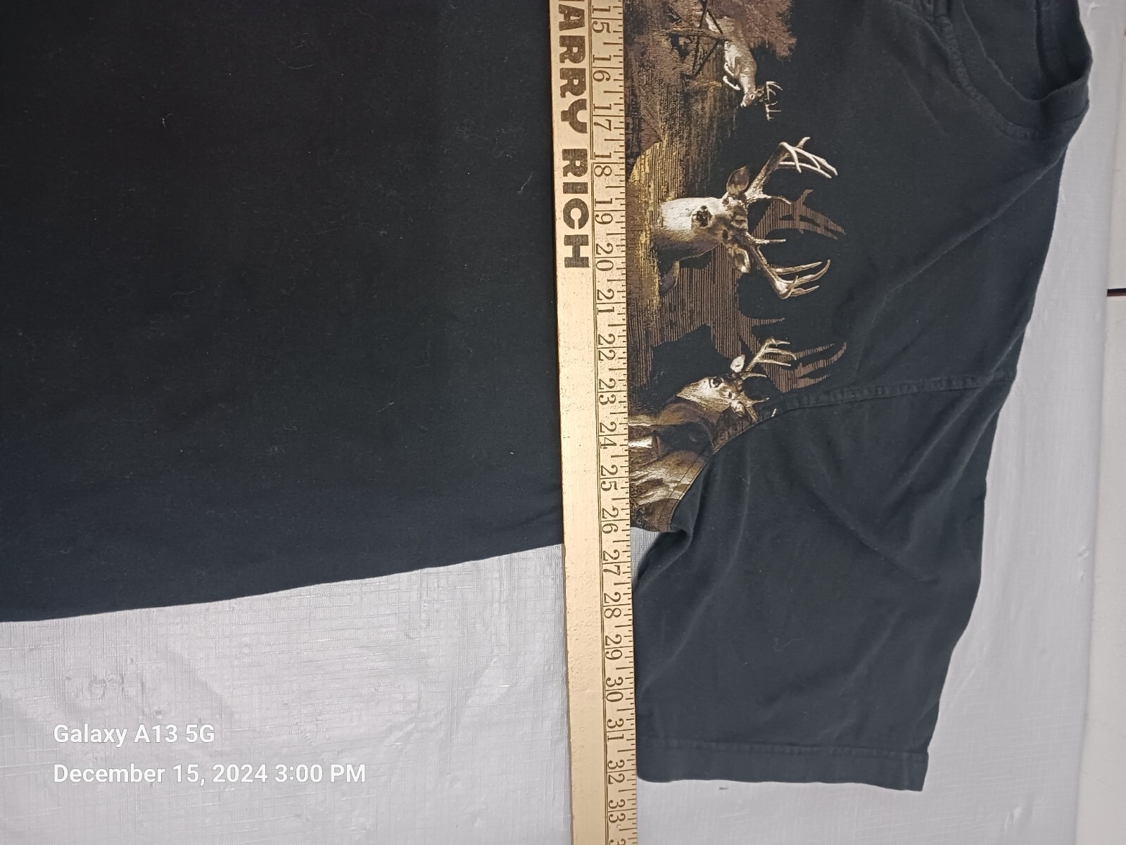 Red head Vintage Style Wild Life Deer T-shirt 2 Sided Print Size 2XL gallery