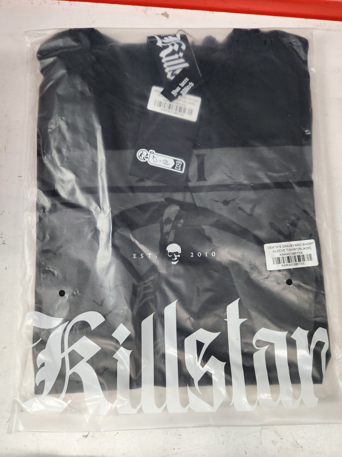 KILLSTAR Mens Death's Graveyard Short Sleeve T-Shirt - Black, Size XS gallery