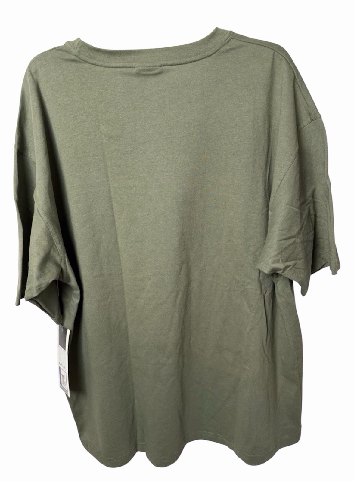 Reebok Men’s XL Green White Striped Logo T-Shirt Crew Neck NWT gallery