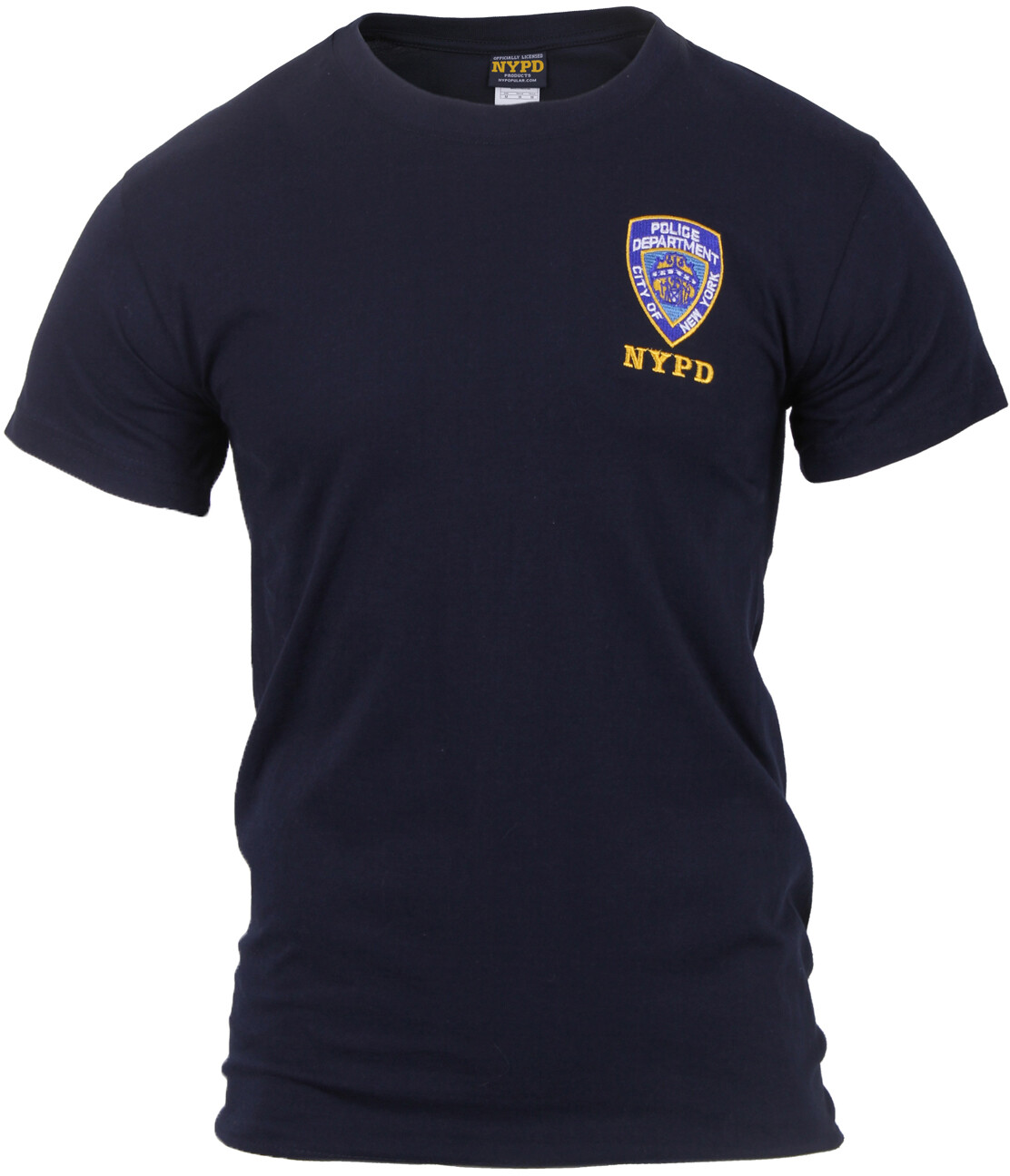 Navy Blue NYPD T-Shirt Official Embroidered Logo Patch NY Police Dept Tee NYC gallery