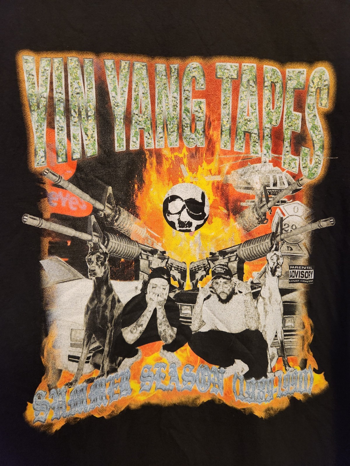 G59 $uicideboy$ YIN YANG TAPES Summer Season 1989-1990 TOUR Shirt Medium Black gallery