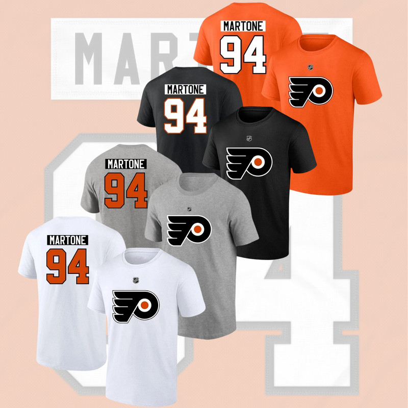 HOT NEW – Martone #94 Philadelphia 2026 Player Name & Number Fan Look T-Shirt