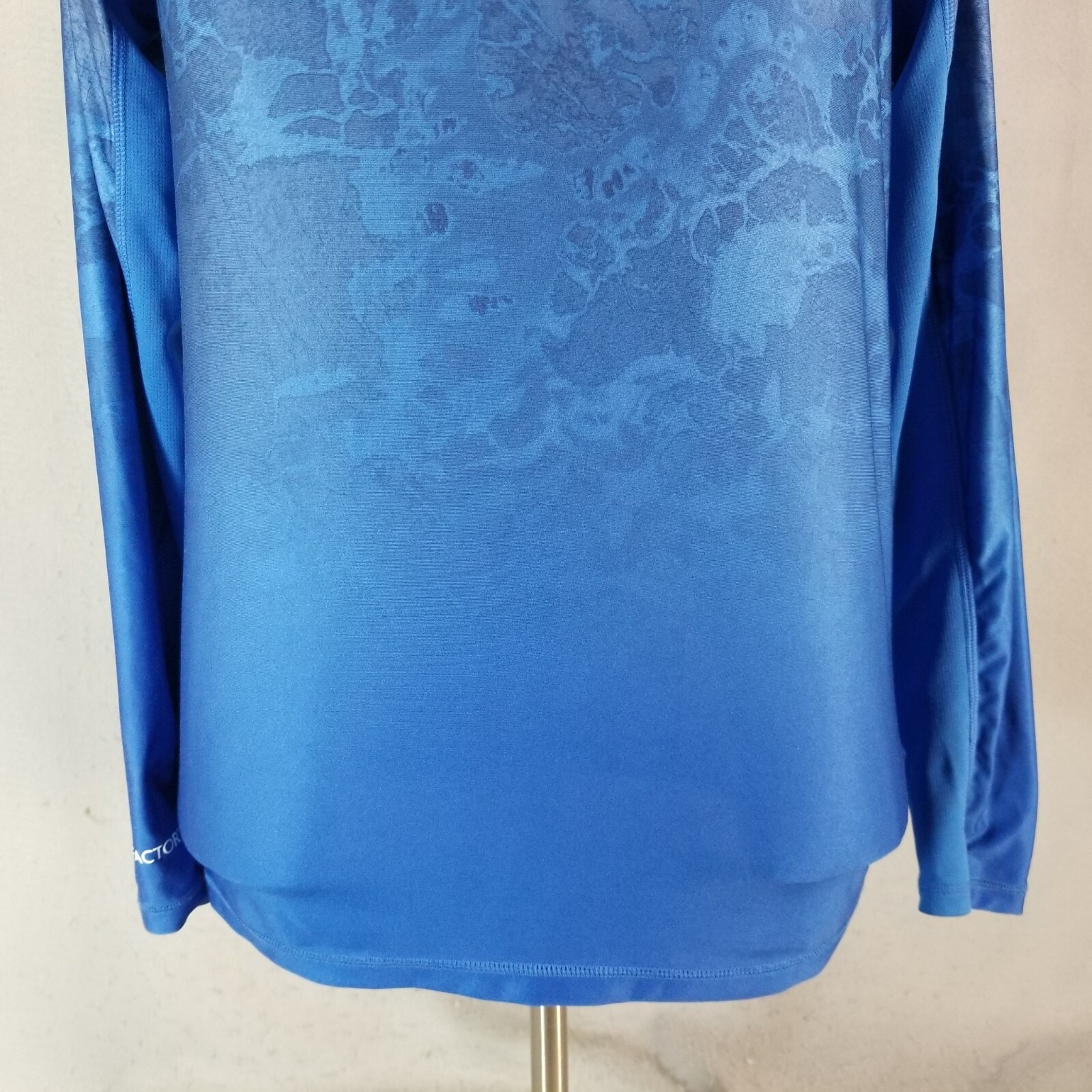 Habit shirt men's small blue long sleeve UV outdoor Dri-Fit fishing flawed gallery