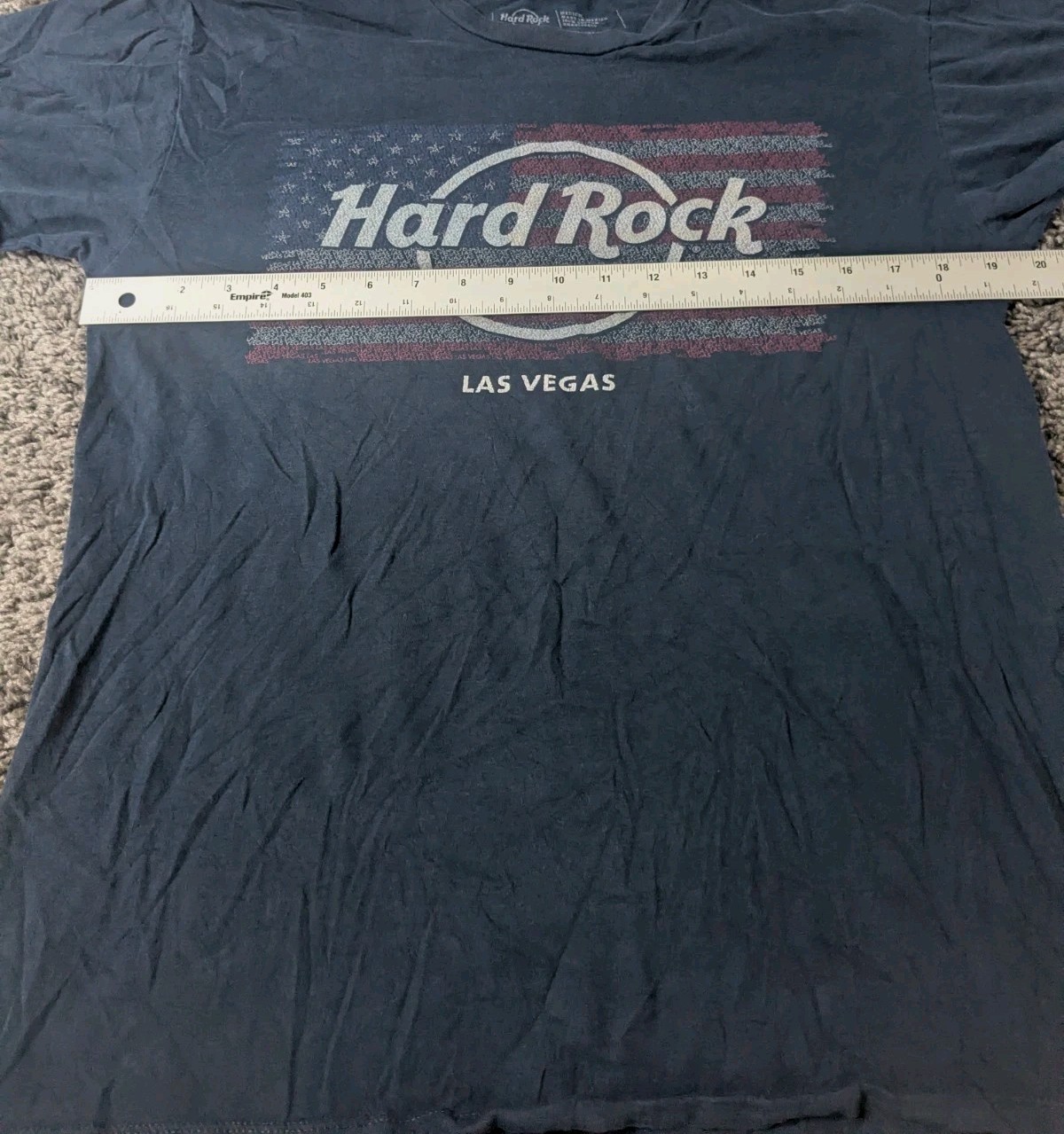 Hard Rock Cafe Las Vegas T Shirt Men's M Navy Blue Short Sleeve gallery