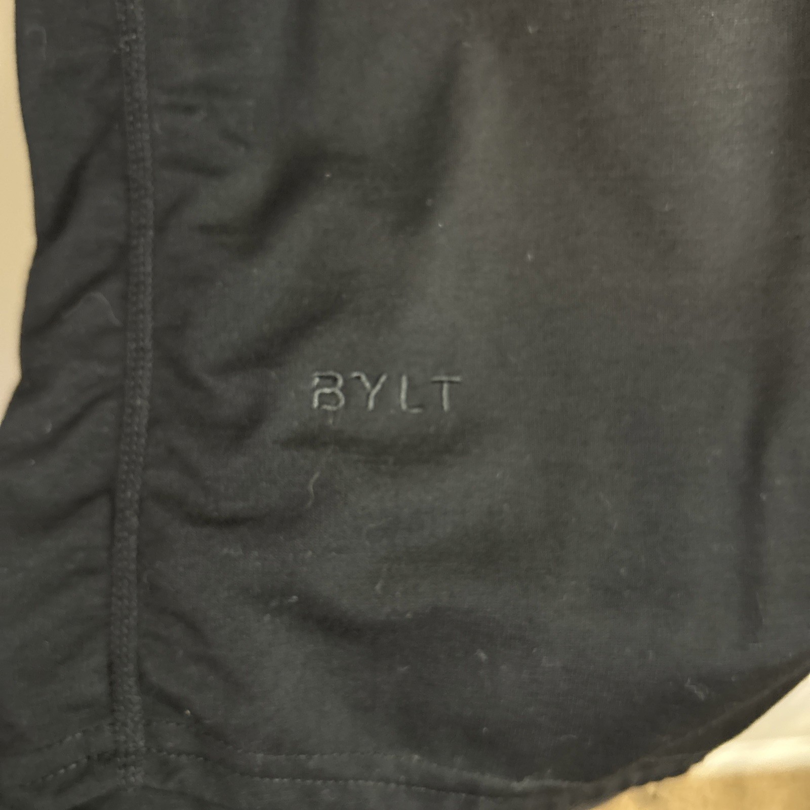 Mens BYLT Drop Cut Basics Short Sleeve T Shirt Black Extra Large gallery