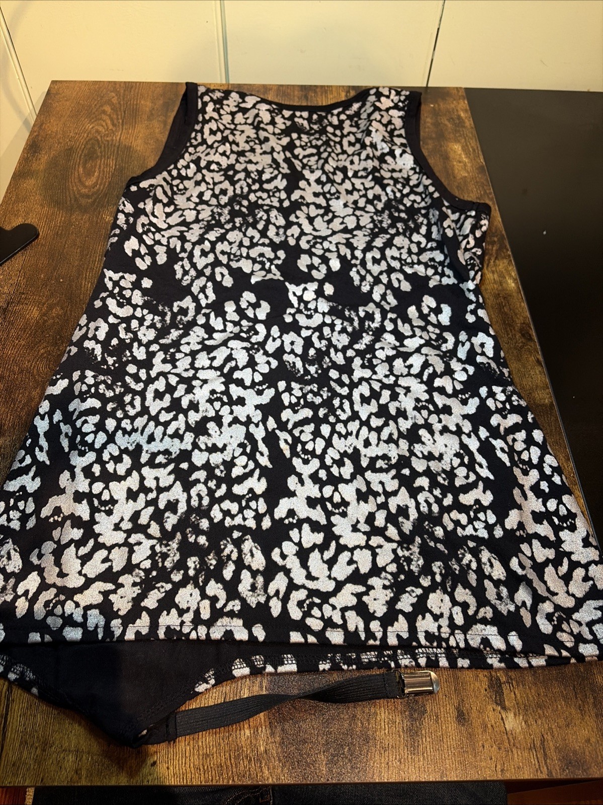 SexPot Revenge Black Silver Pattern Tank Top Shirt Visual Kei Punk J-Fashion L gallery