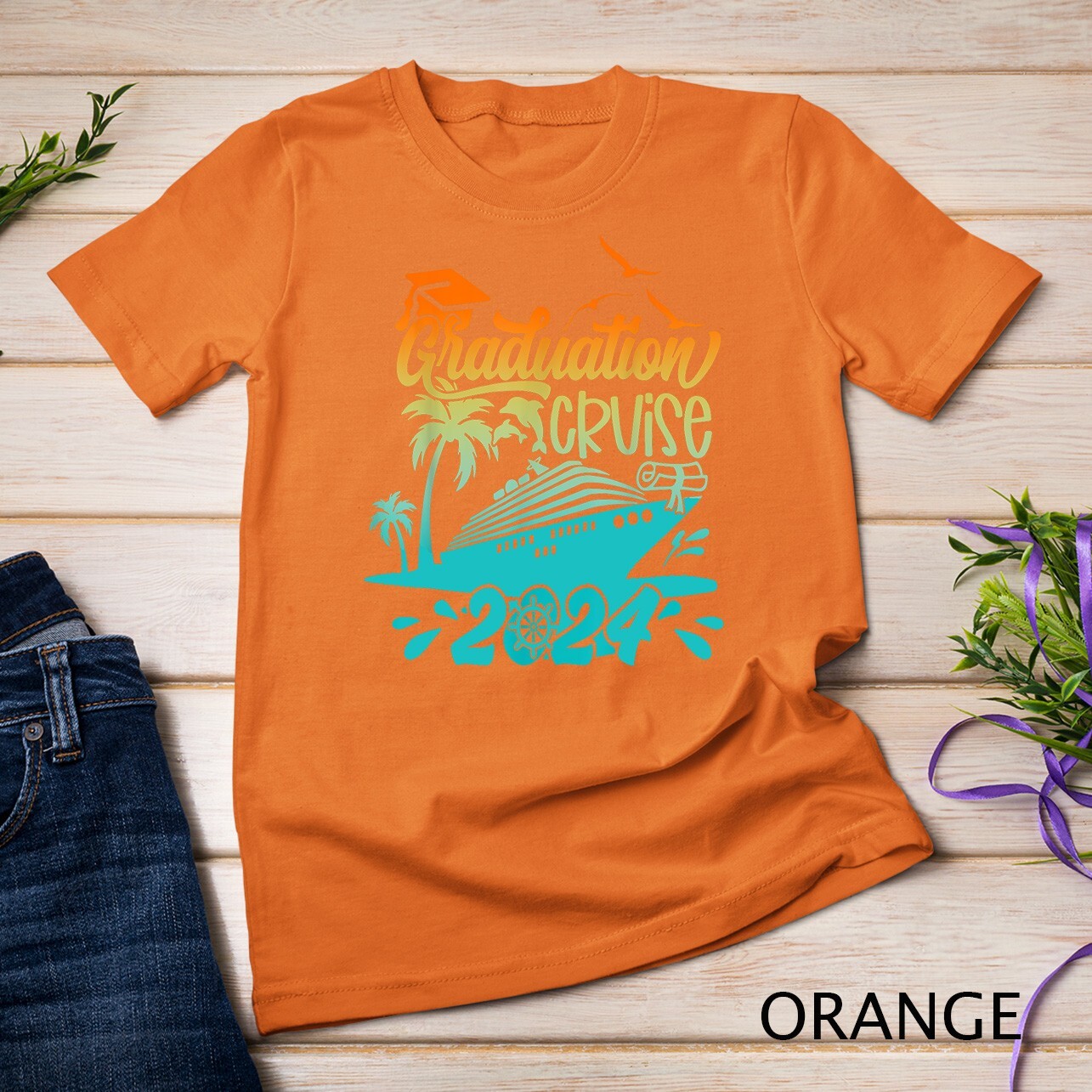 Graduation Cruise 2024 Vacation Beach Matching Group T-Shirt Unisex T-shirt gallery
