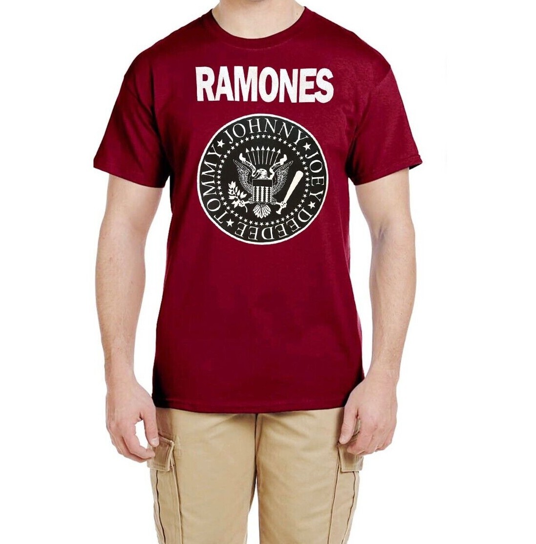 RAMONES PUNK ROCK Black T Shirt gallery