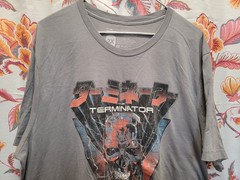 Studio Canal The Terminator Glow in Dark I’ll Be Back Mens T-Shirt Size 2X, Grey