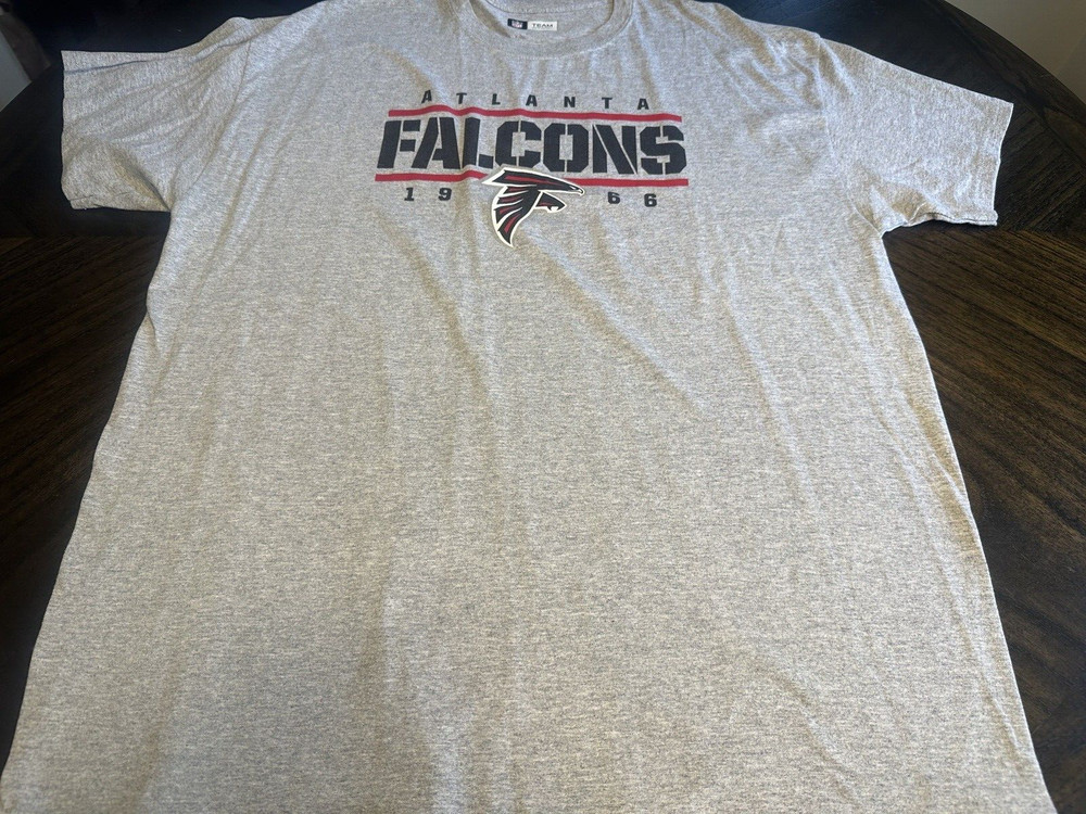 Atlanta Falcons NFL Team Apparel Graphic Shirt XLarge L 27 W 22 (Read Listing)
