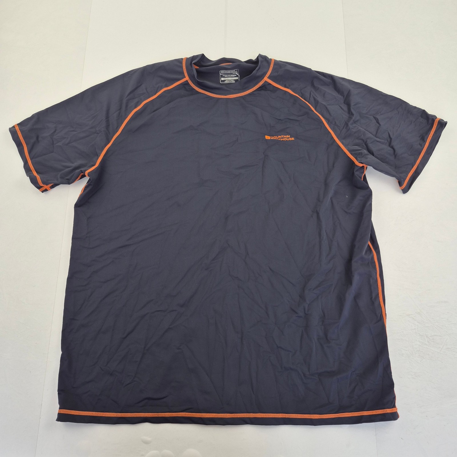 MOUNTAIN WAREHOUSE T-Shirt XXXXL Blue Men Polyamide Outdoor Sports Beach