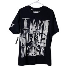 Nike True to 7 Colin Kaepernick Here Today Mens T Shirt Black Size M Deadstock