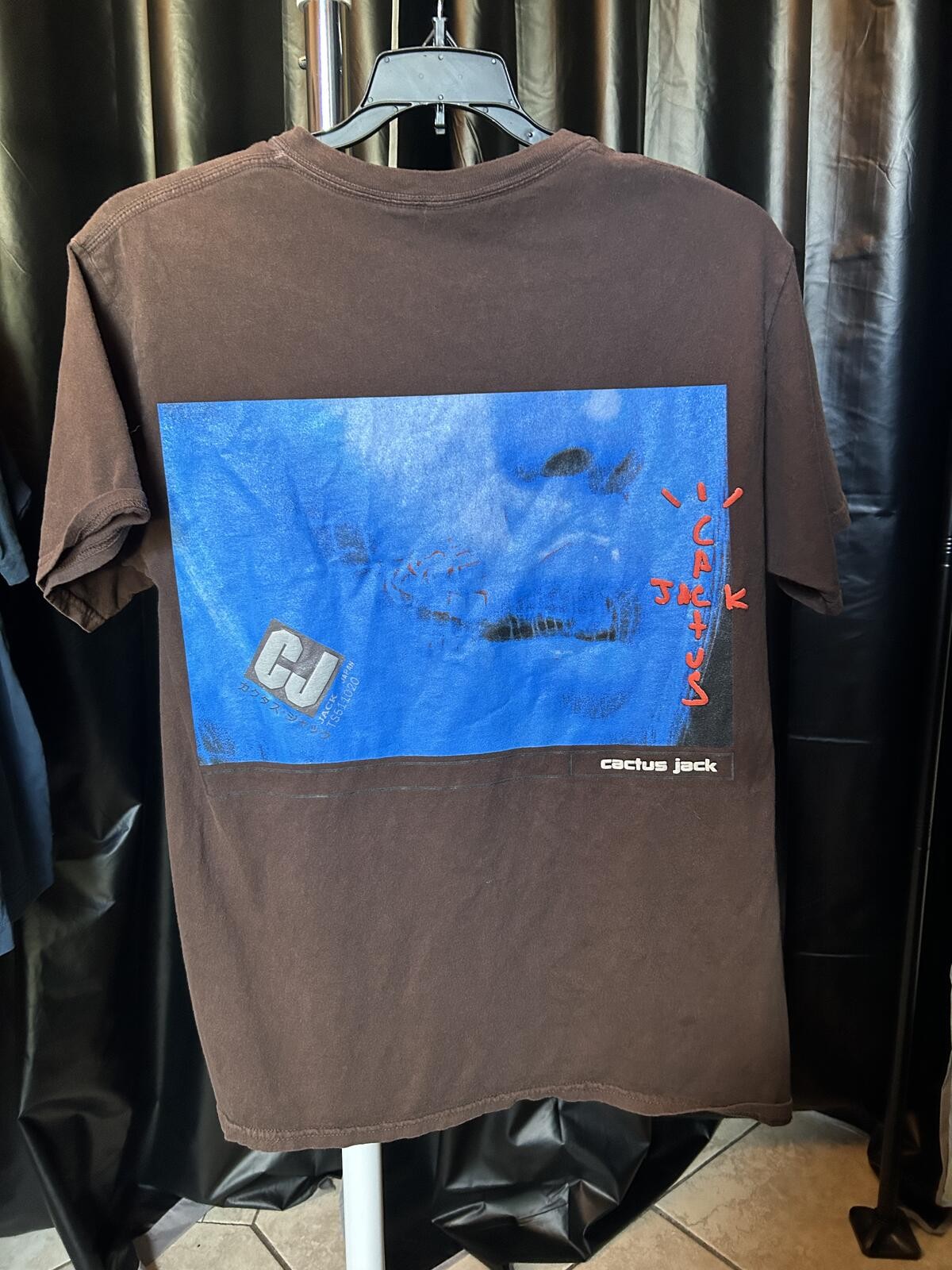 Cactus Jack Travis Scott Brown Graphic T-Shirt Size M gallery