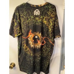 Into The AM Psychedelic Graphic T-Shirt XL Vibrant Colors Crew Neck