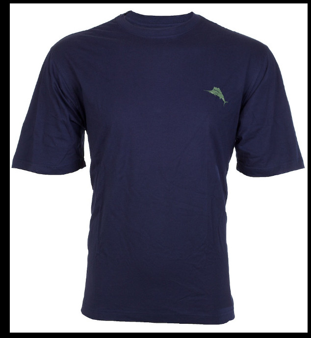 $45 TOMMY BAHAMA Navy Blue FOOTBALL BEER Relaxed Fit Short Sleeve T-shirt NWT gallery