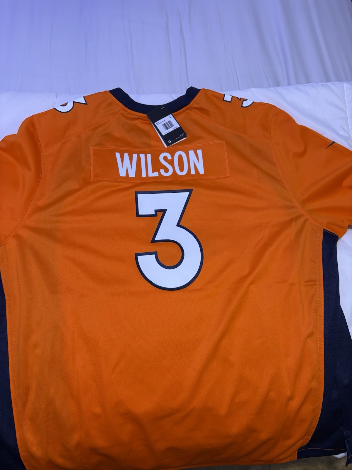 Nike Denver Broncos Russell Wilson Jersey Mens 3XL Orange NEW NFL gallery