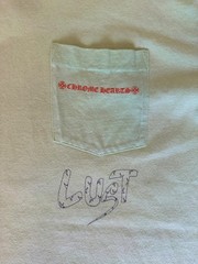 CHROME HEARTS & MATTY BOY Rare “Lust” T Shirt Lime Green XL PTP 24″