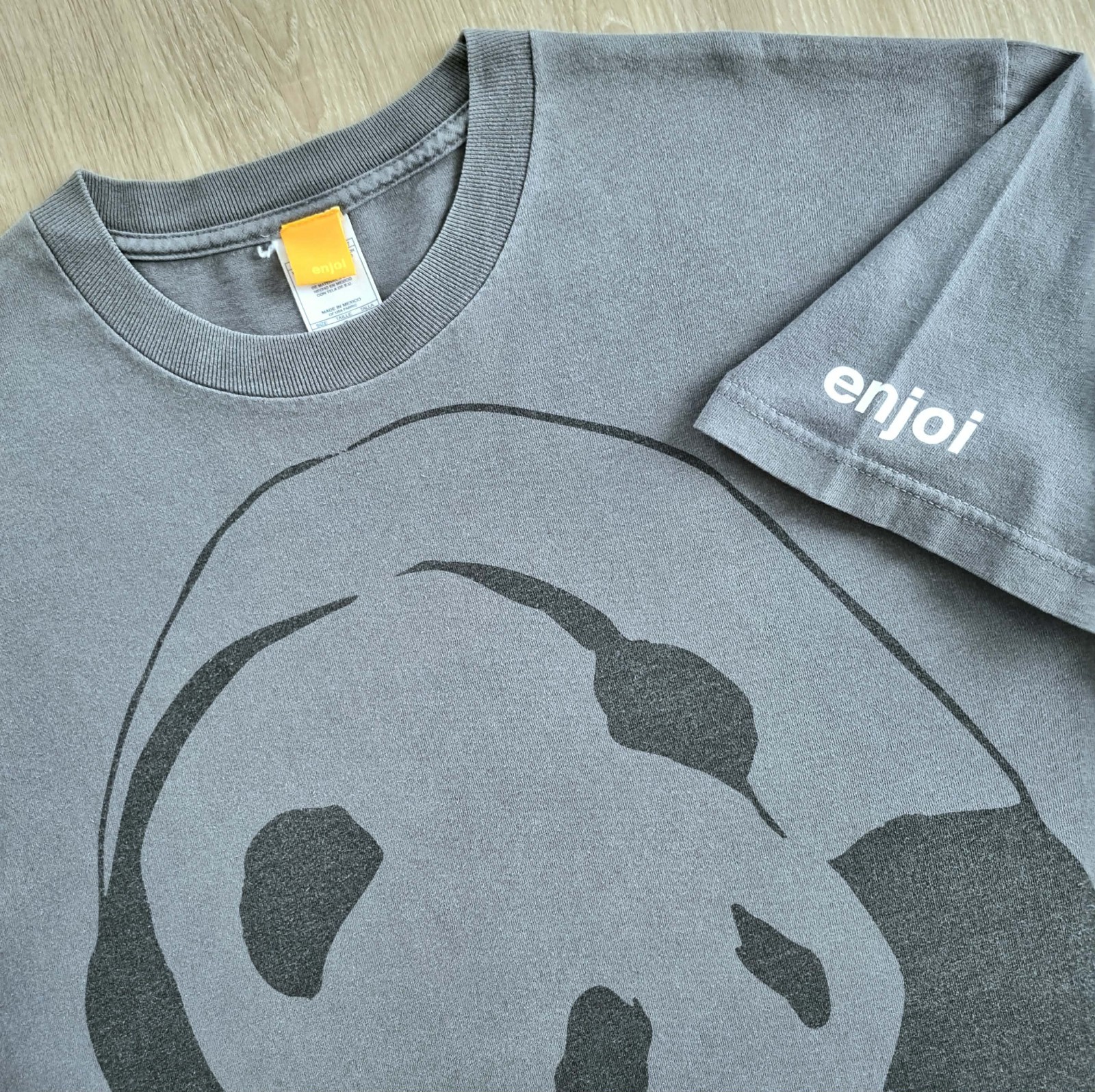 Vintage ENJOI Skateboards Shirt L Skate Big Panda Cartoon Almost Jacuzzi April gallery