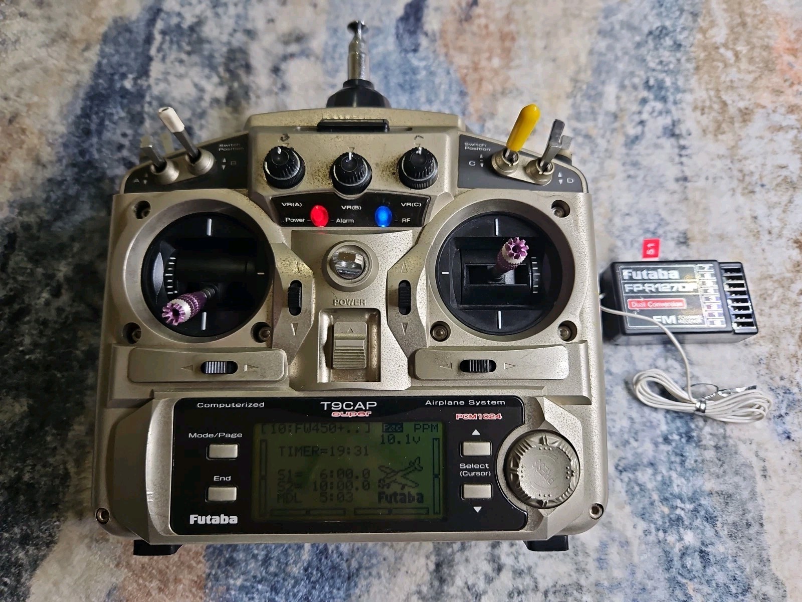 Futaba T9CAP Super 9-Channel Computerized RC Transmitter with Receiver