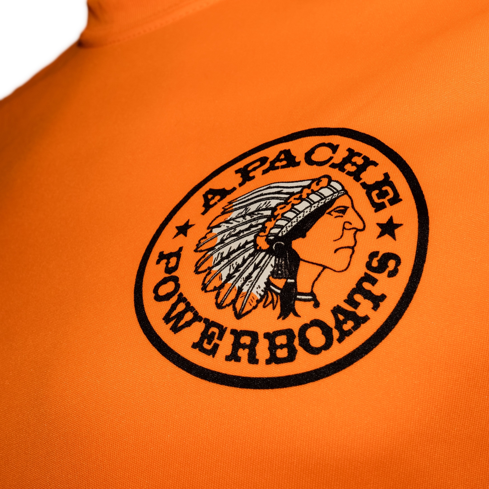 Apache Powerboats Cool-DRI Monochromatic Logo T-Shirt | Safety Orange gallery