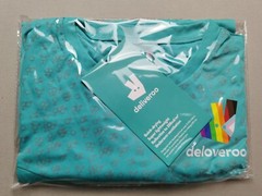 DELIVEROO Men UK L Reflective DELOVEROO PRIDE T-Shirt NEW Ventilated Lightweight