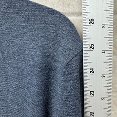 Level Ten Men Small Navy Long Sleeve Crewneck Pullover Shirt NWT
